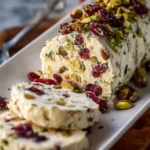 Cranberry Pistachio Cheese Log