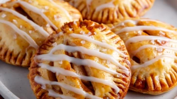Individual Apple Hand Pies with Glaze