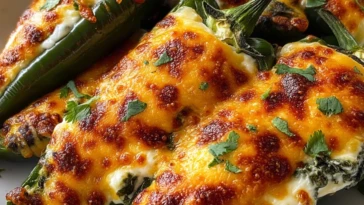 Baked Chili Rellenos Cheese
