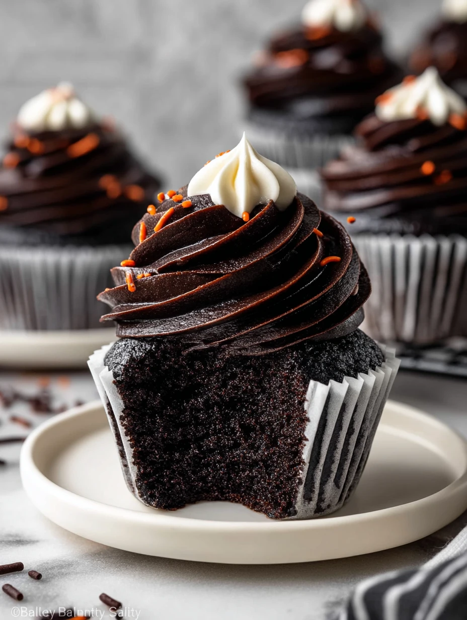 Black Velvet Cupcakes