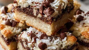 Almond Joy Cookie Bars