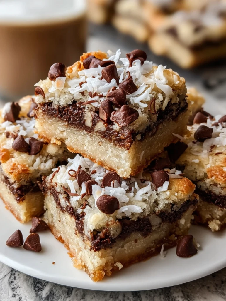 Almond Joy Cookie Bars