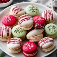 Christmas Macarons