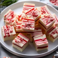 Peppermint Christmas Fudge