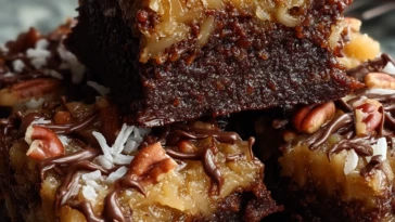 German Chocolate Pecan Brownies