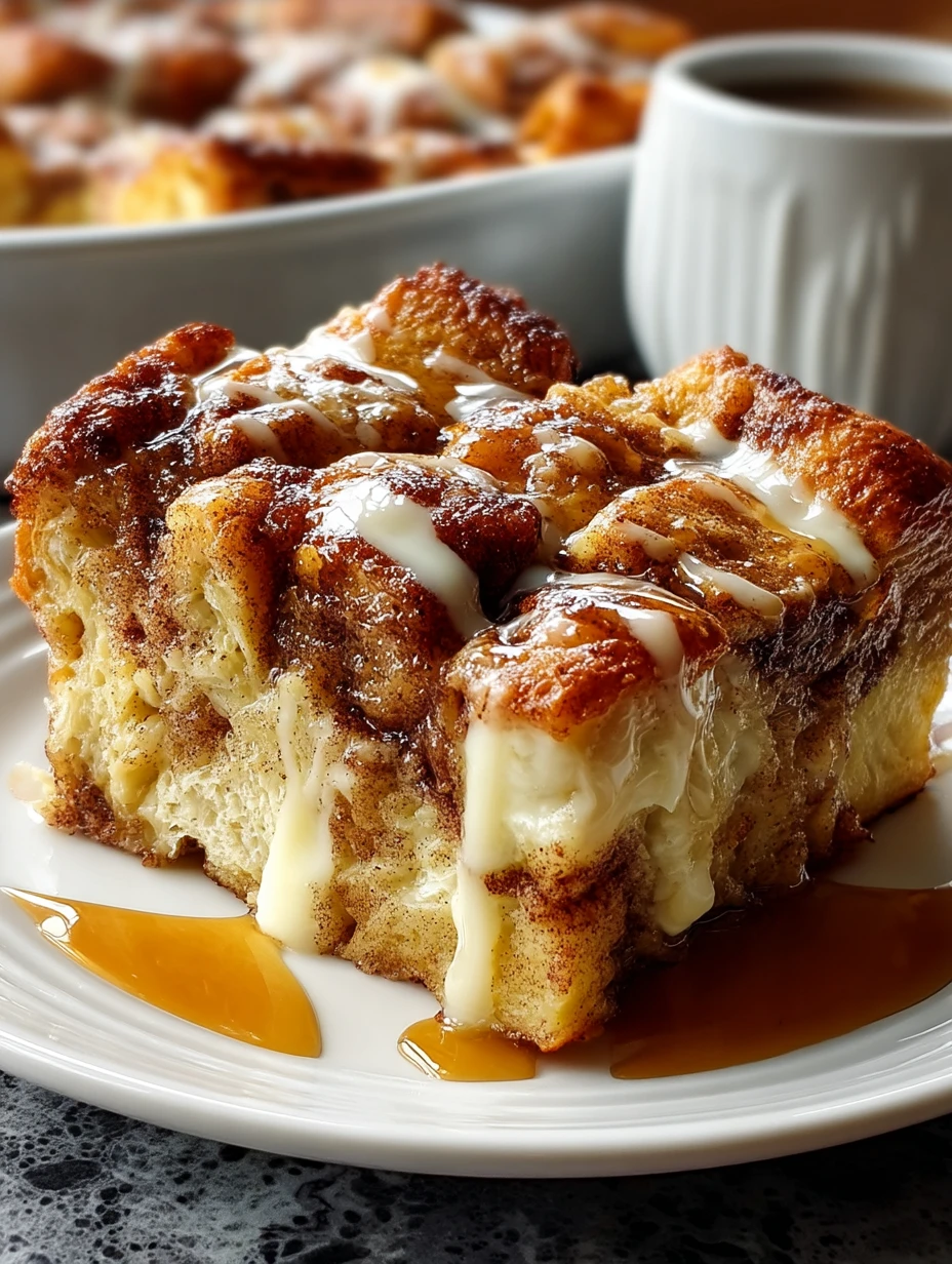 Cinnamon Roll Bread Pudding
