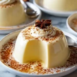 Creamy Eggnog Panna Cotta