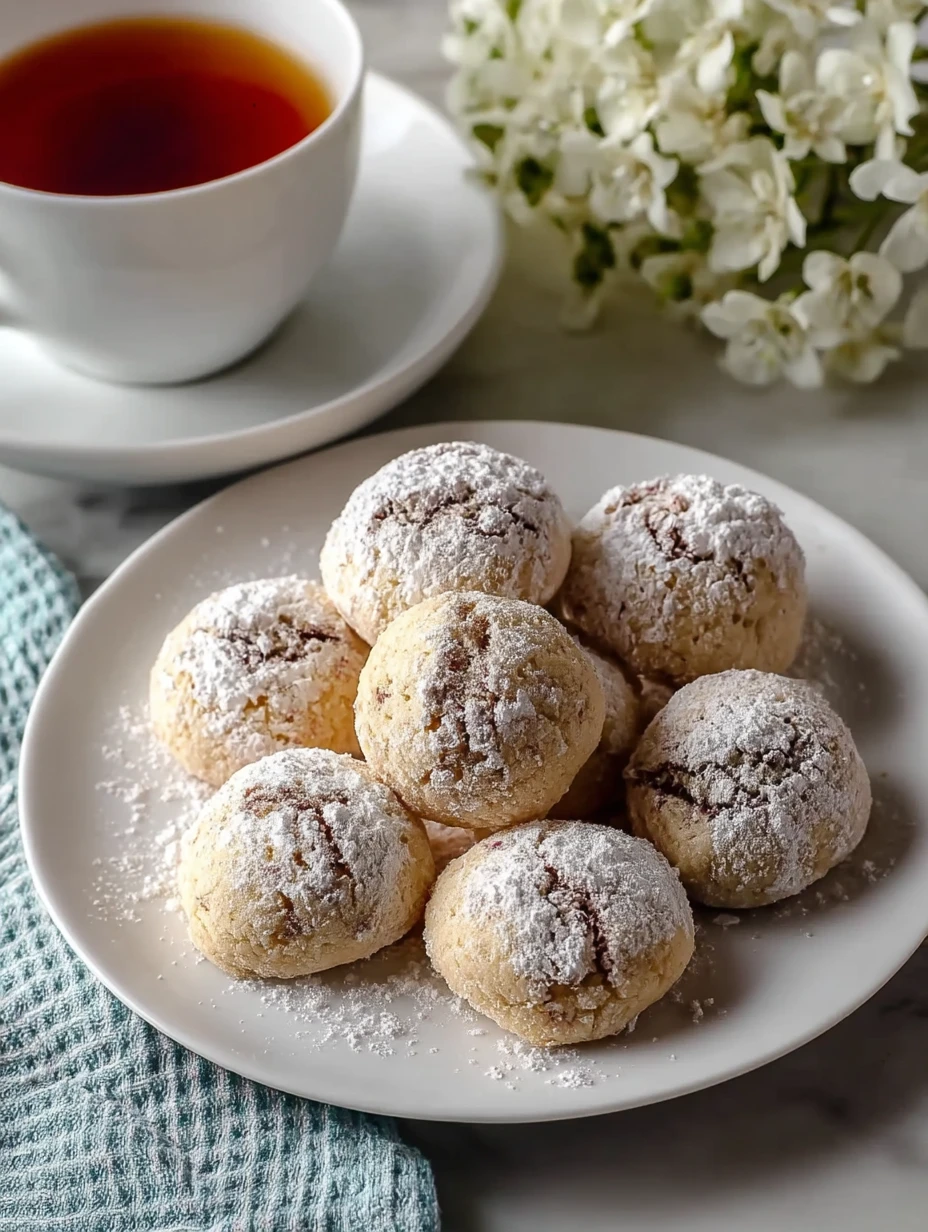 Buttery Keto Russian Tea Cakes