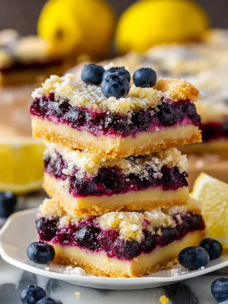 Lemon Blueberry Bars
