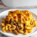 Cheesy Beef and Macaroni Casserole