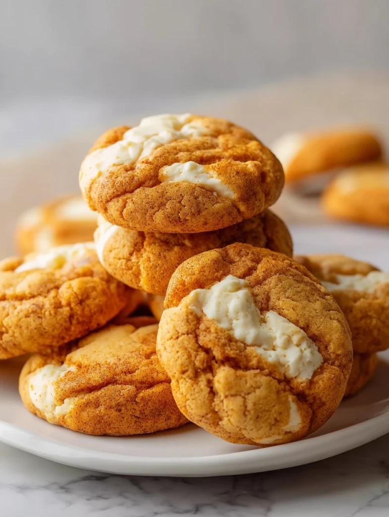 Pumpkin Cheesecake Cookies