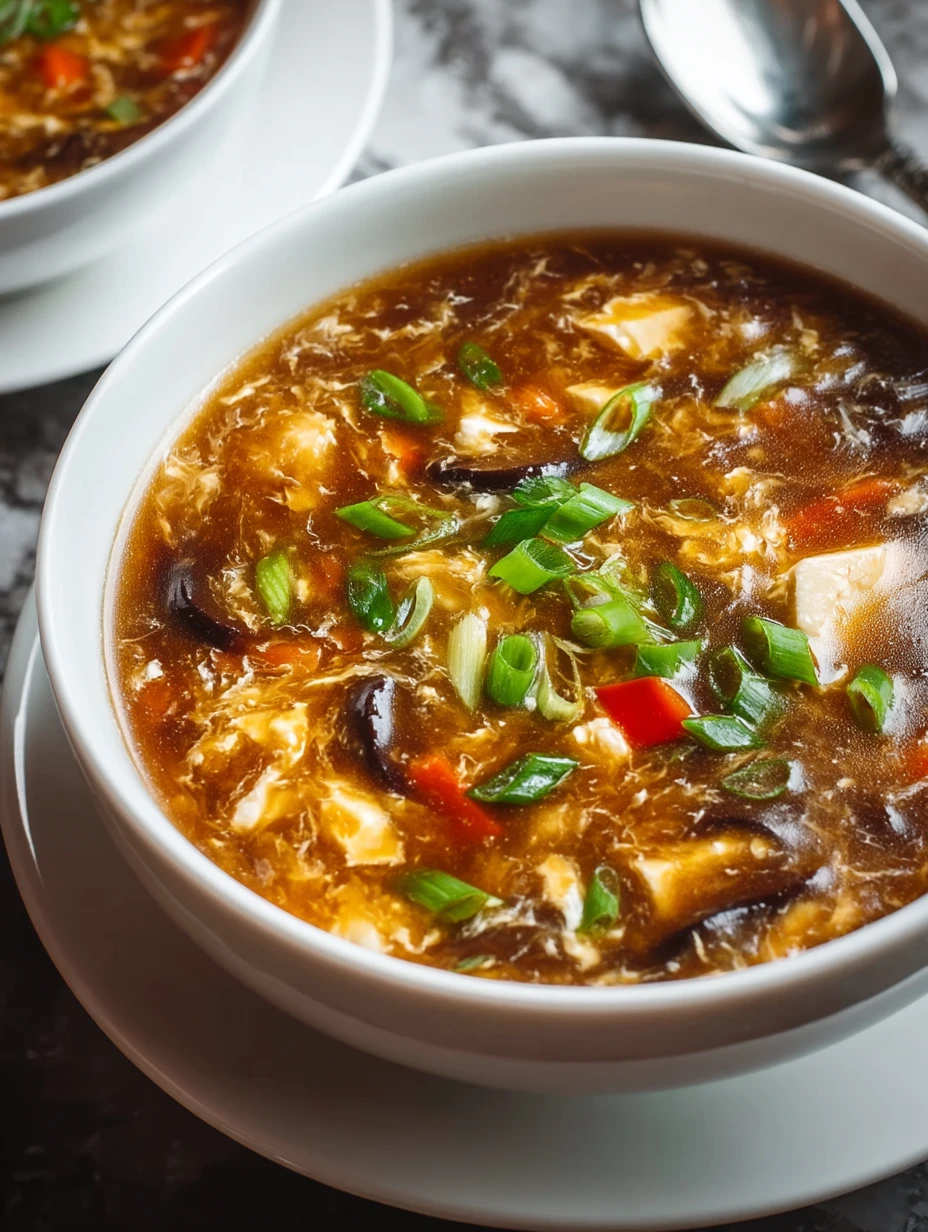 Chinese Style Hot and Sour Soup