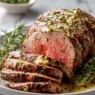 Garlic Herb Butter Beef Tenderloin Roast