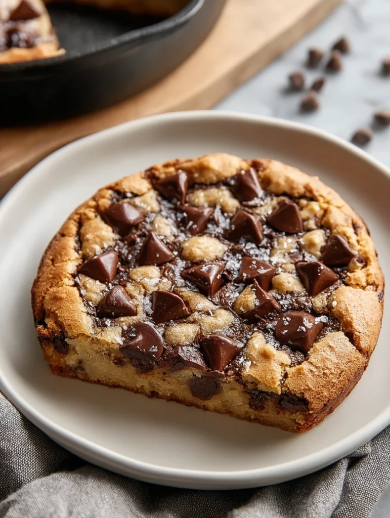 Chocolate Chip Skillet Cookie