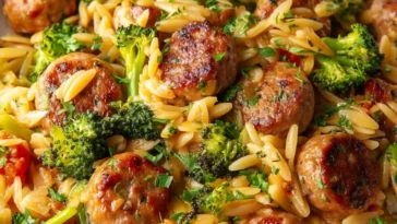 Sausage Broccoli Orzo