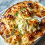 Cheesy Jumbo Lump Crab Au Gratin