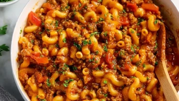 Comforting Ground Beef Goulash