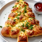 Irresistible Cheesy Christmas Tree Bread