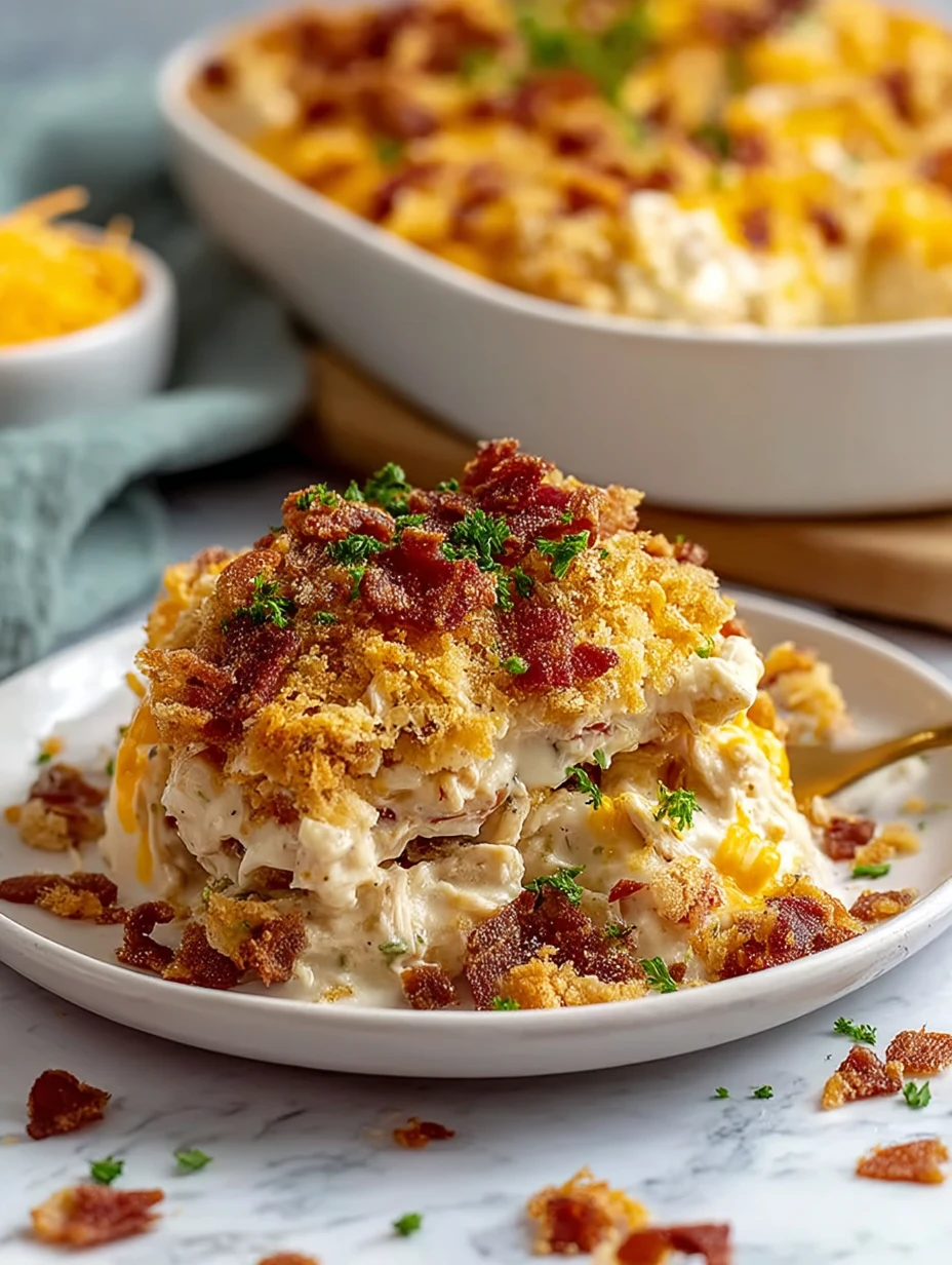 Easy Crack Chicken Casserole