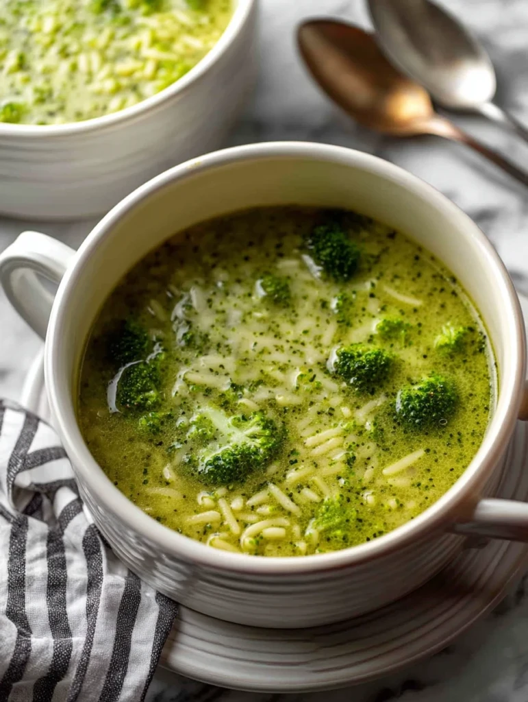 Homemade Italian Broccoli Soup