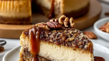 Rich Pecan Pie Cheesecake