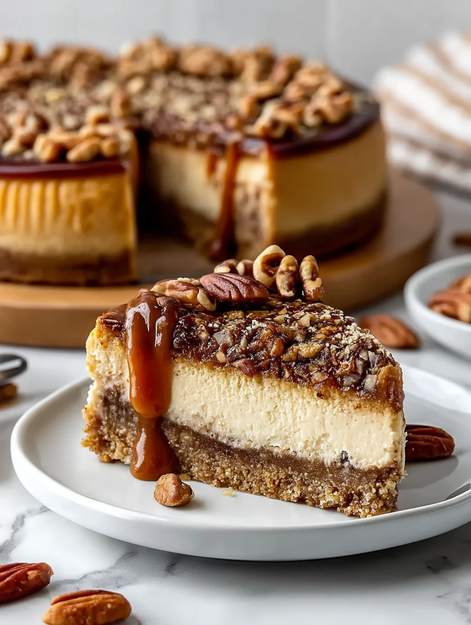 Rich Pecan Pie Cheesecake