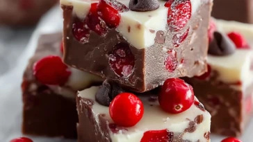 Irresistible Cherry Garcia Fudge