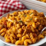 Easy Cheeseburger Pasta Dinner Casserole