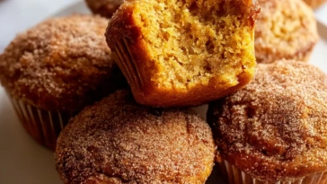 Cinnamon Sugar Pumpkin Muffins