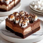 Cozy Hot Chocolate Cheesecake Bars