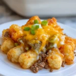Cheesy Ground Beef & Tater Tot Casserole