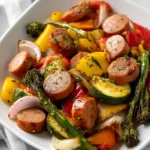 Easy Chicken Sausage and Veggies Sheet Pan