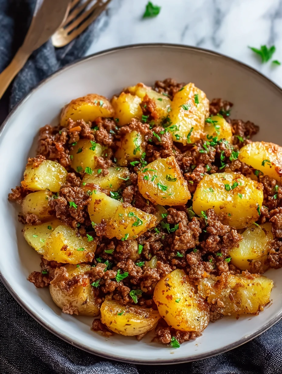 Easy Ground Beef Potato