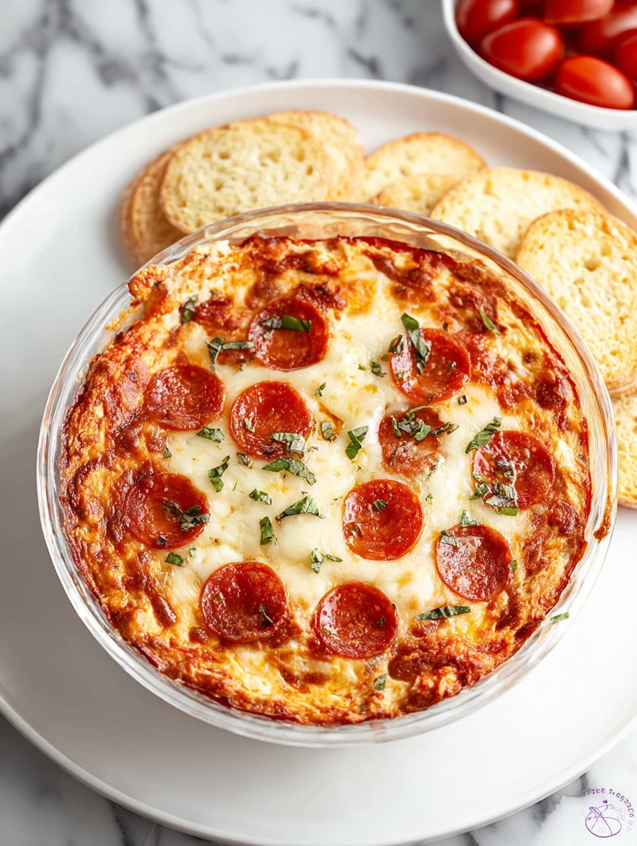 Savory 5- Ingredient Pizza Dip