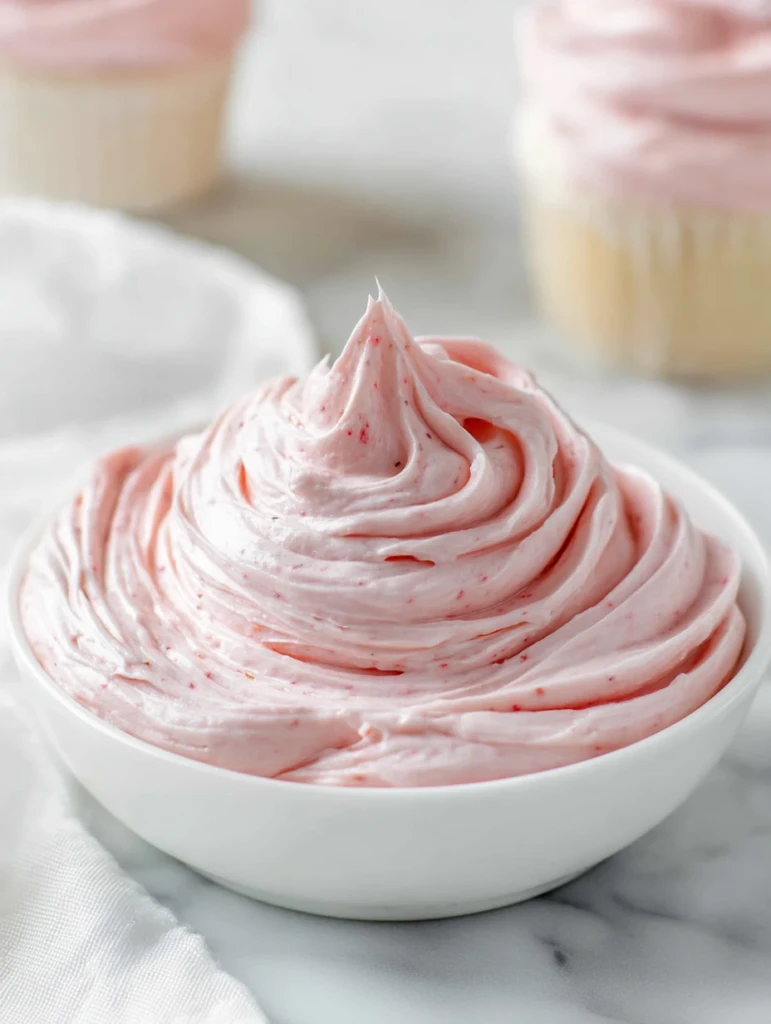 Strawberry Marshmallow Frosting