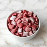 Easy Red Velvet Puppy Chow