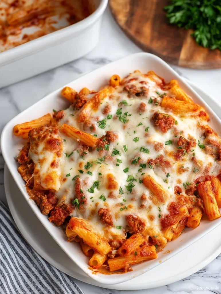 Cheesy Baked Ziti