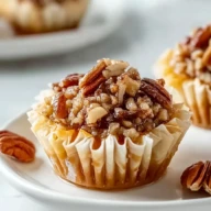 Sweet & Crunchy Pecan Caramel Baklava Cups