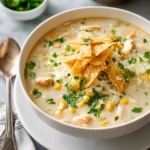 Creamy White Chicken Enchilada Soup