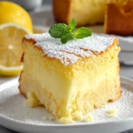 Lemon Custard Cake That Melts in Your Mouth