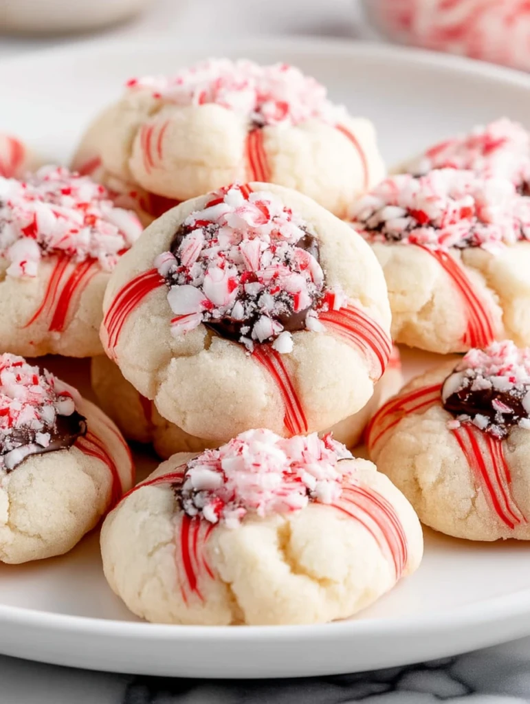 Peppermint Kiss Cookies
