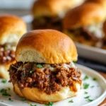 French Onion Beef Sloppy Joes