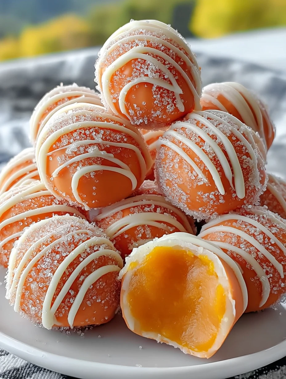 Orange Creamsicle Truffles