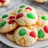 Retro Christmas Gumdrop Cookies