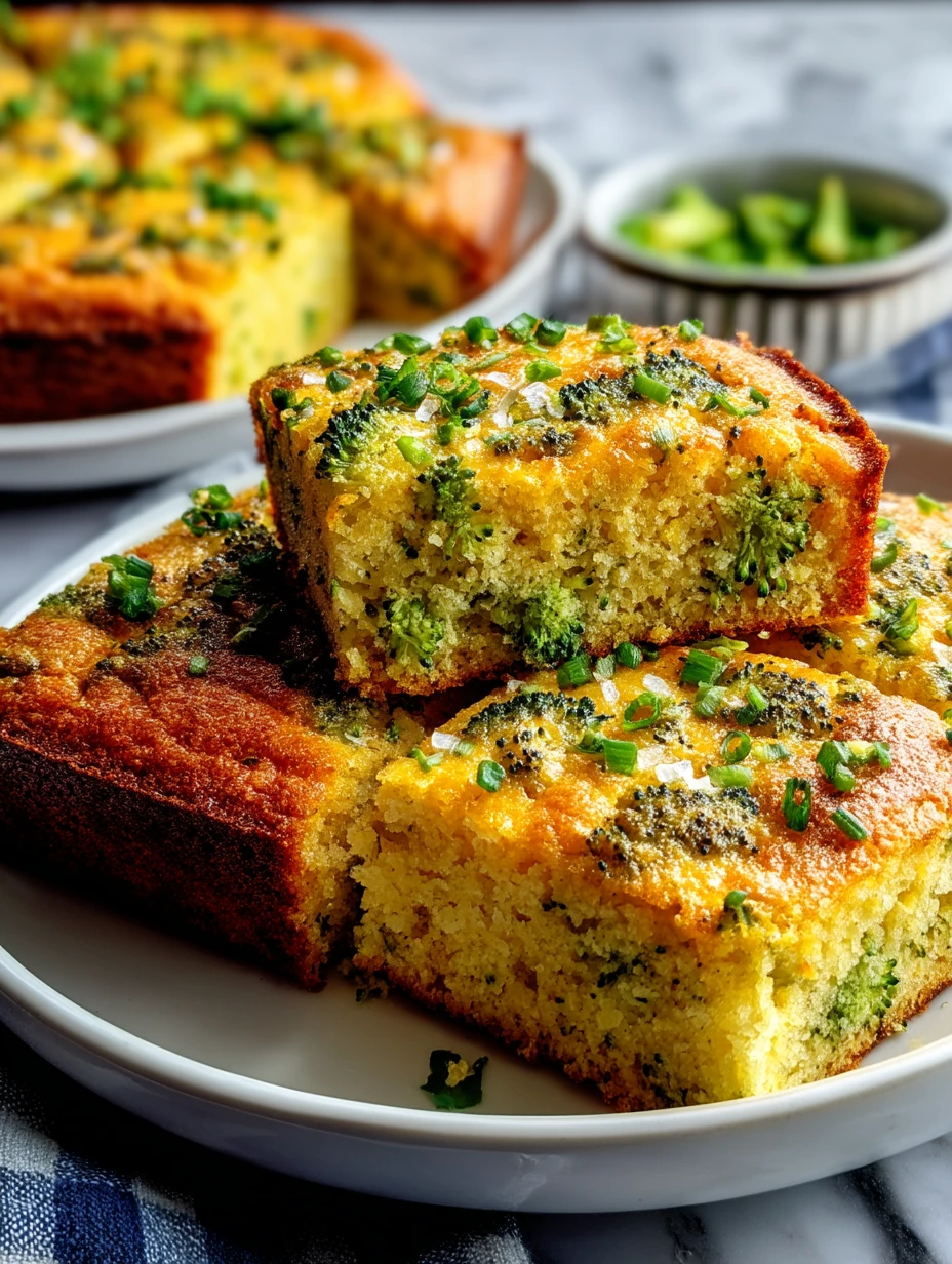 Savory Jiffy Mix Cornbread with a Broccoli Twist