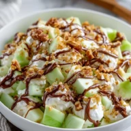 Easy Snicker Apple Salad