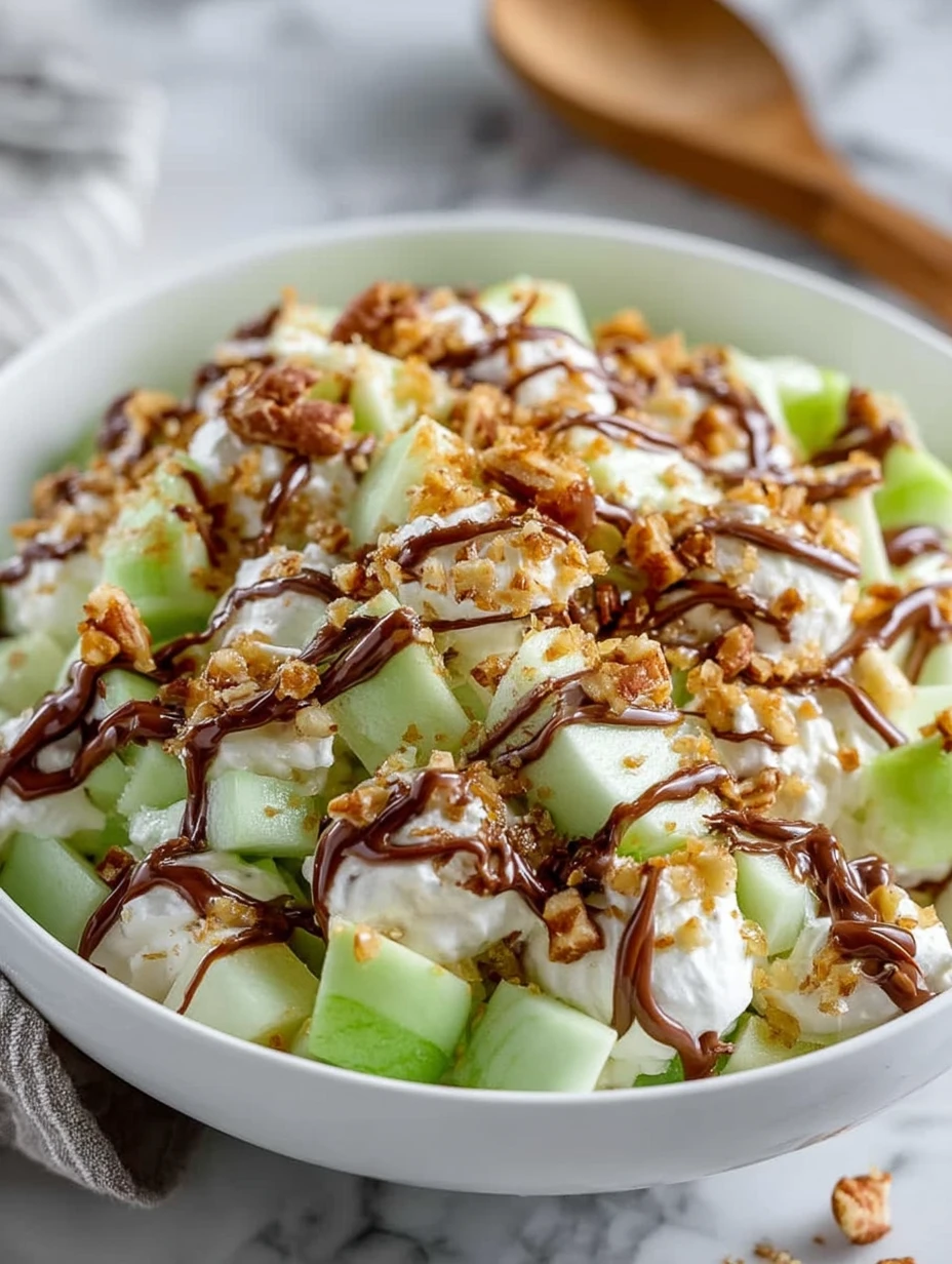 Easy Snicker Apple Salad