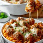 Dump and Bake Meatball Casserole