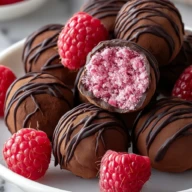 Chocolate Raspberry Truffles
