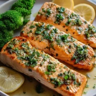 Easy Garlic Butter Baked Salmon